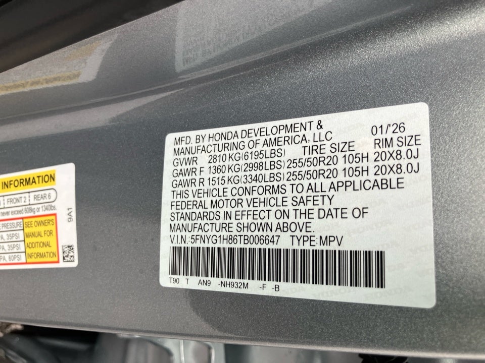 2026 Honda Pilot Elite