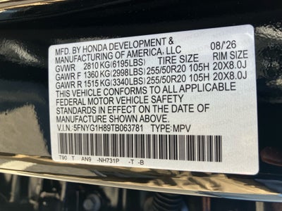2026 Honda Pilot Elite
