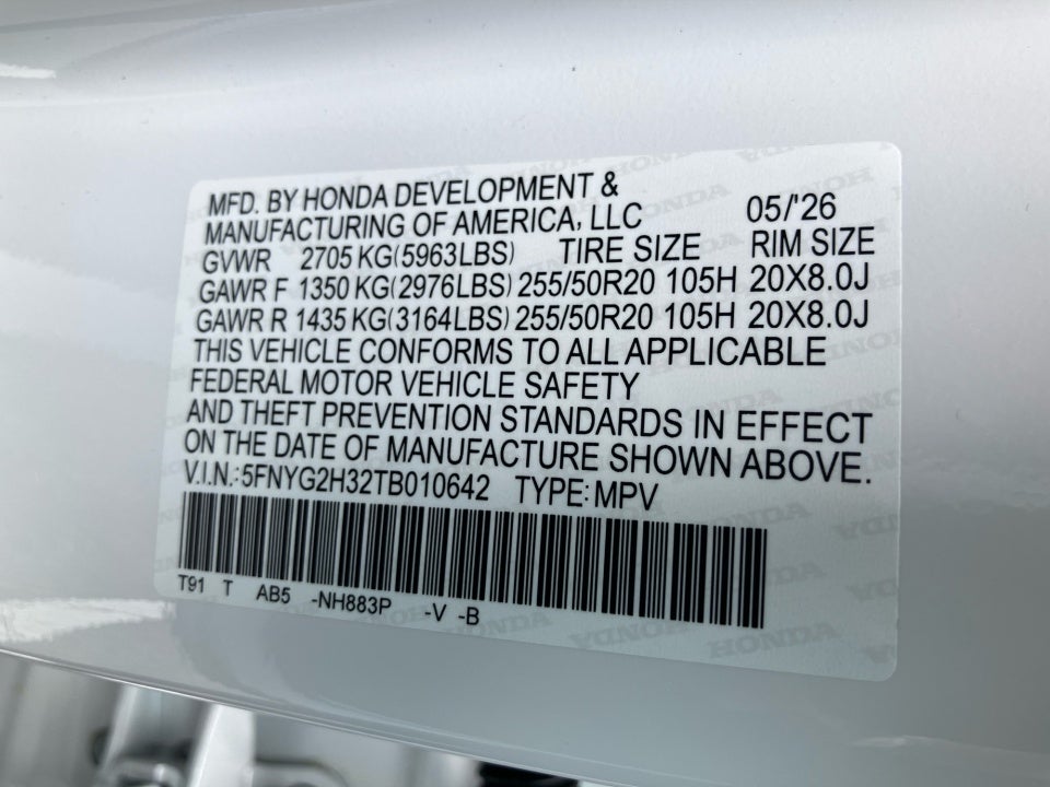 2026 Honda Pilot Sport
