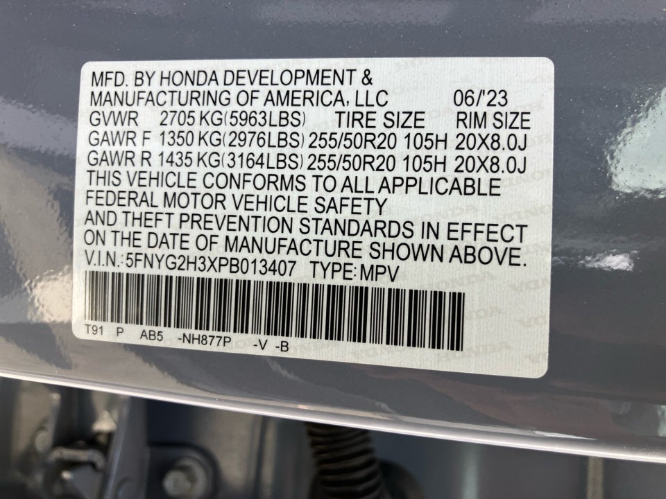 2023 Honda Pilot Sport