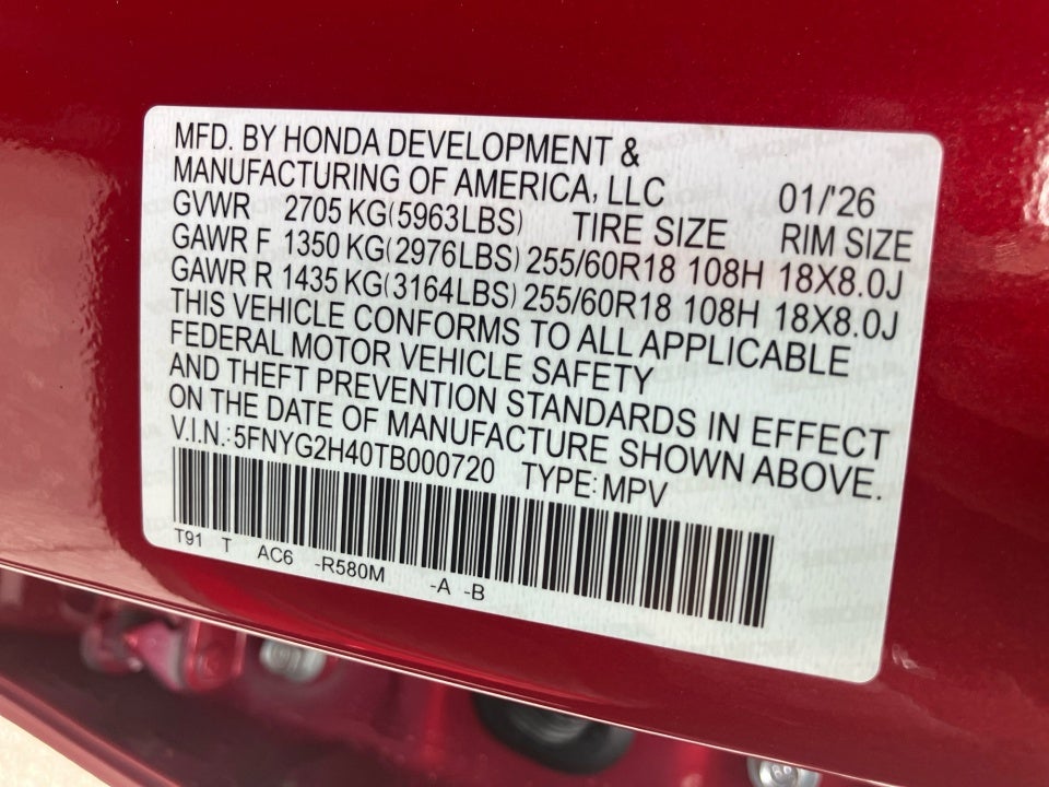 2026 Honda Pilot EX-L