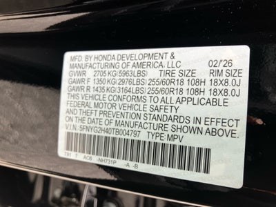 2026 Honda Pilot EX-L