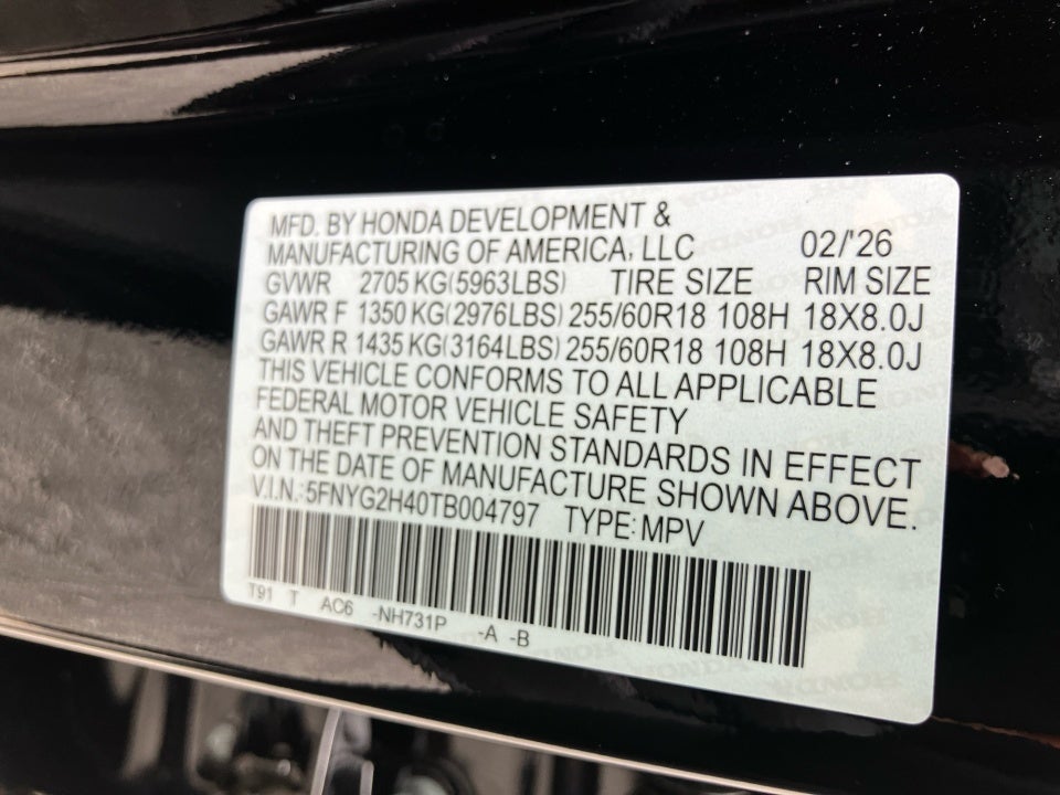 2026 Honda Pilot EX-L