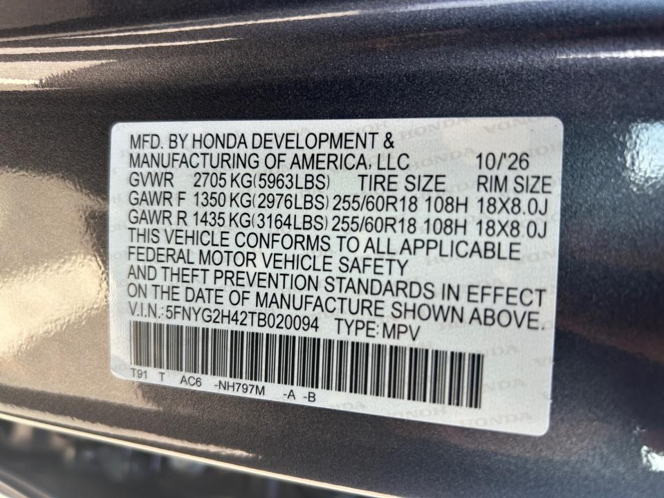 2026 Honda Pilot EX-L