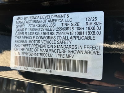 2026 Honda Pilot EX-L