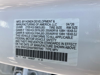 2026 Honda Pilot EX-L