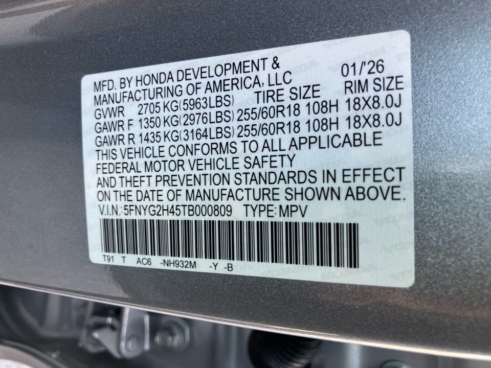 2026 Honda Pilot EX-L