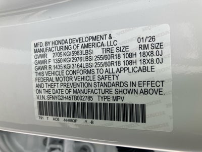 2026 Honda Pilot EX-L