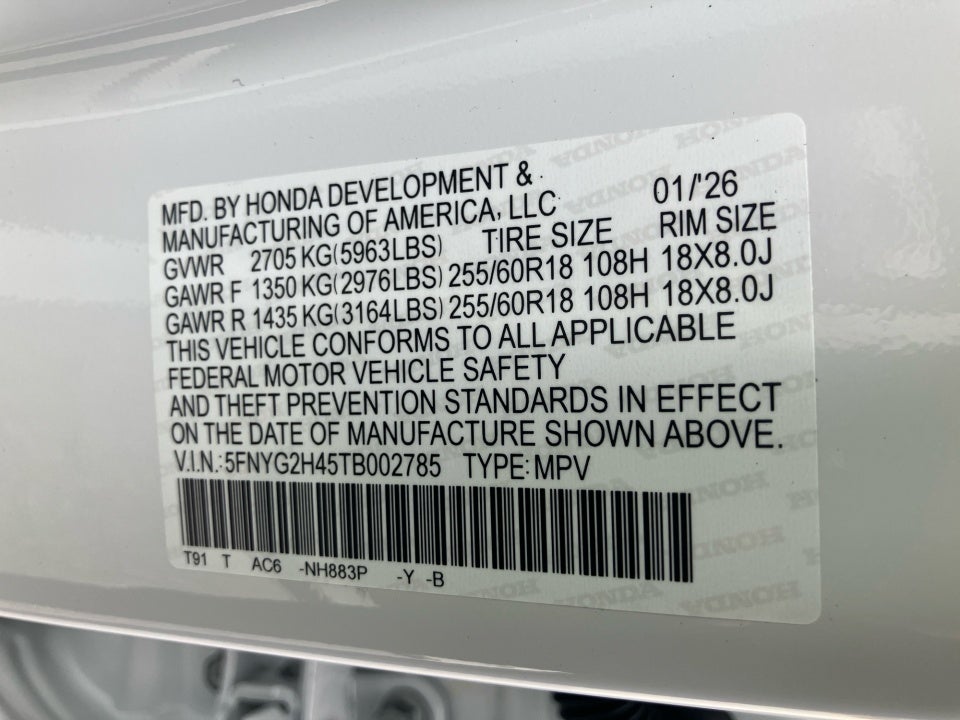 2026 Honda Pilot EX-L