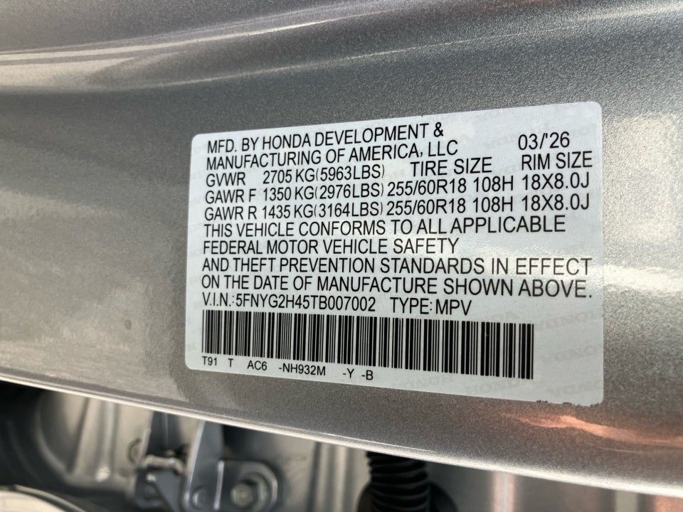 2026 Honda Pilot EX-L