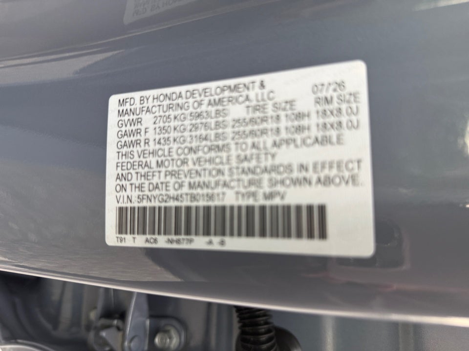 2026 Honda Pilot EX-L