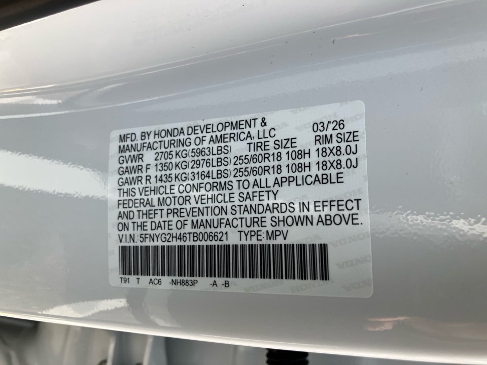 2026 Honda Pilot EX-L