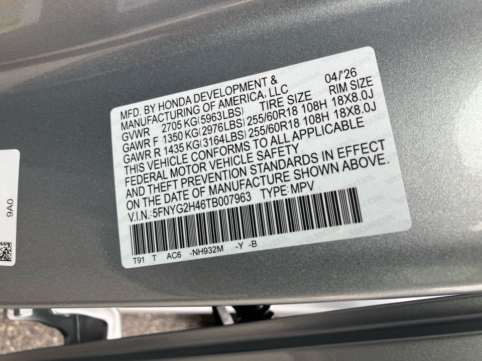 2026 Honda Pilot EX-L