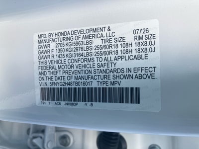 2026 Honda Pilot EX-L