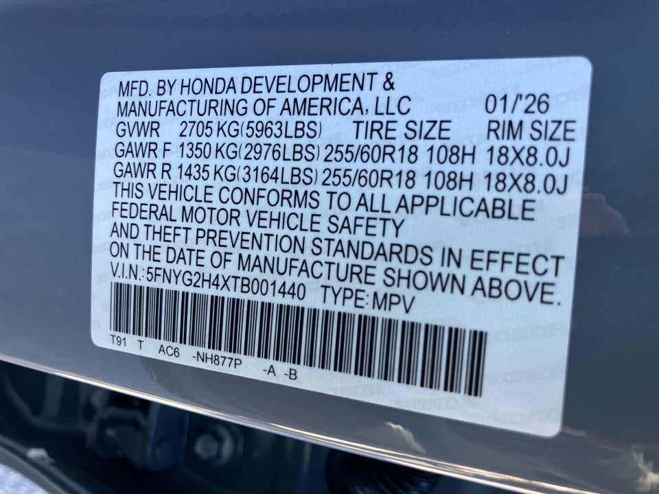 2026 Honda Pilot EX-L