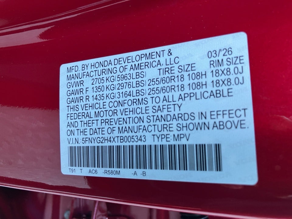 2026 Honda Pilot EX-L