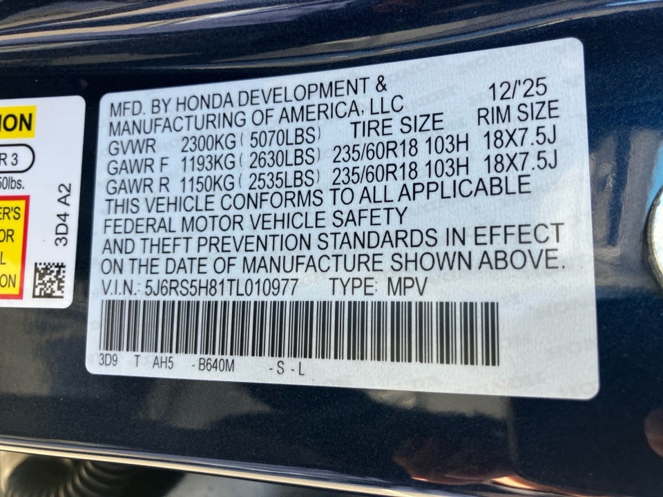 2026 Honda CR-V Hybrid 2WD Sport-L