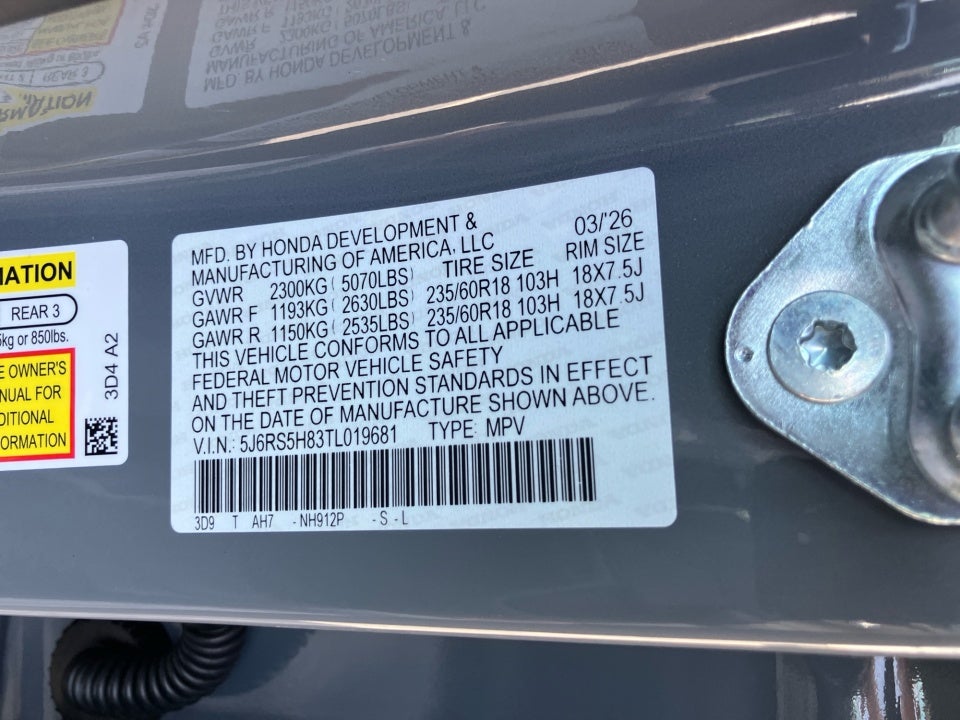 2026 Honda CR-V Hybrid 2WD Sport-L