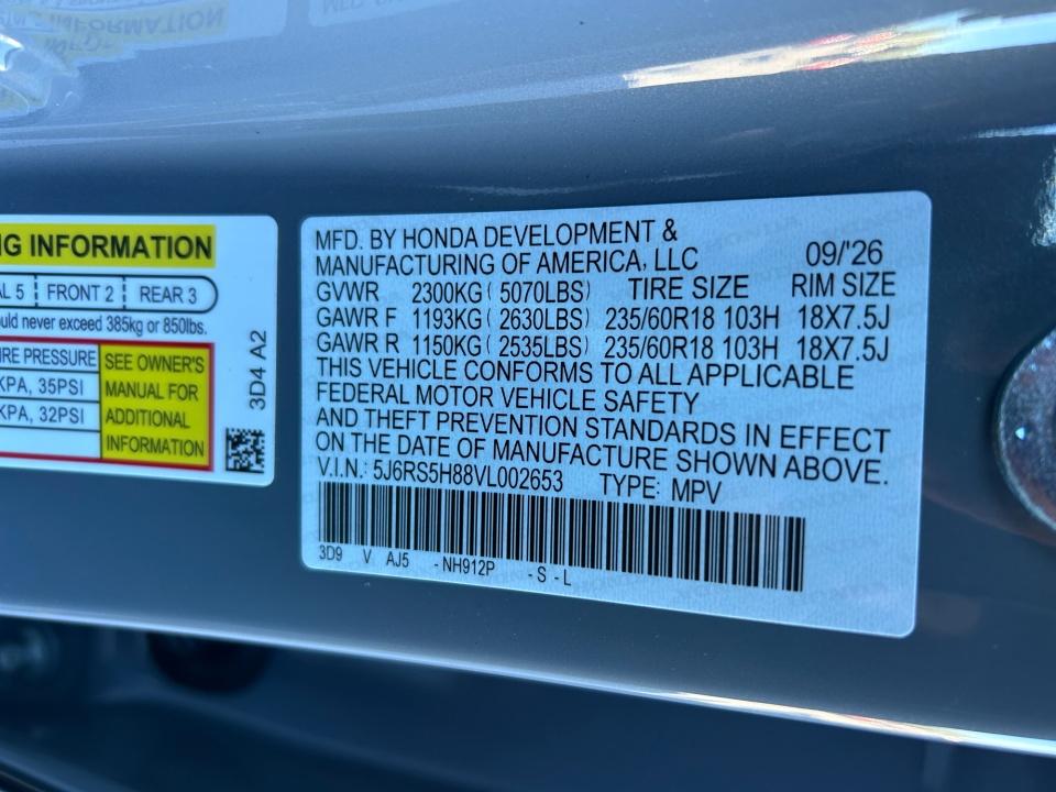 2027 Honda CR-V Hybrid Sport-L