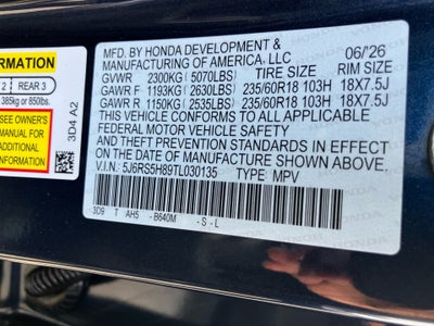2026 Honda CR-V Hybrid Sport-L