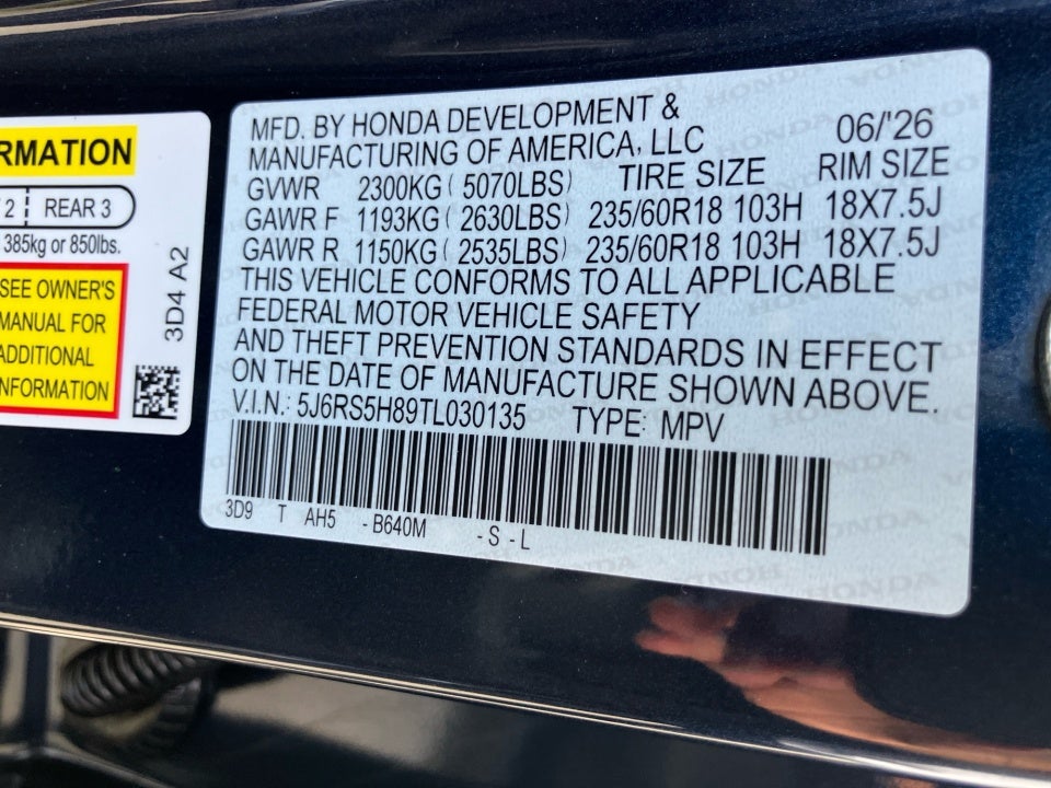 2026 Honda CR-V Hybrid Sport-L