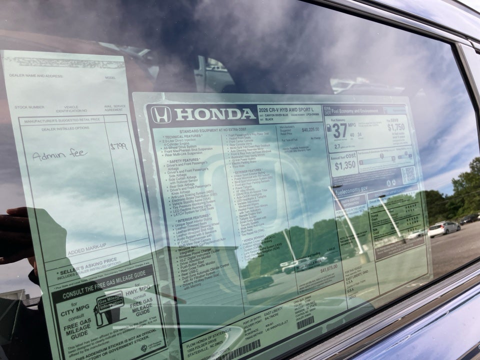 2026 Honda CR-V Hybrid AWD Sport-L