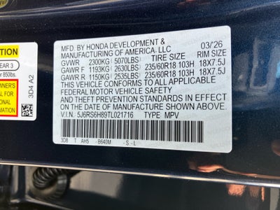 2026 Honda CR-V Hybrid AWD Sport-L