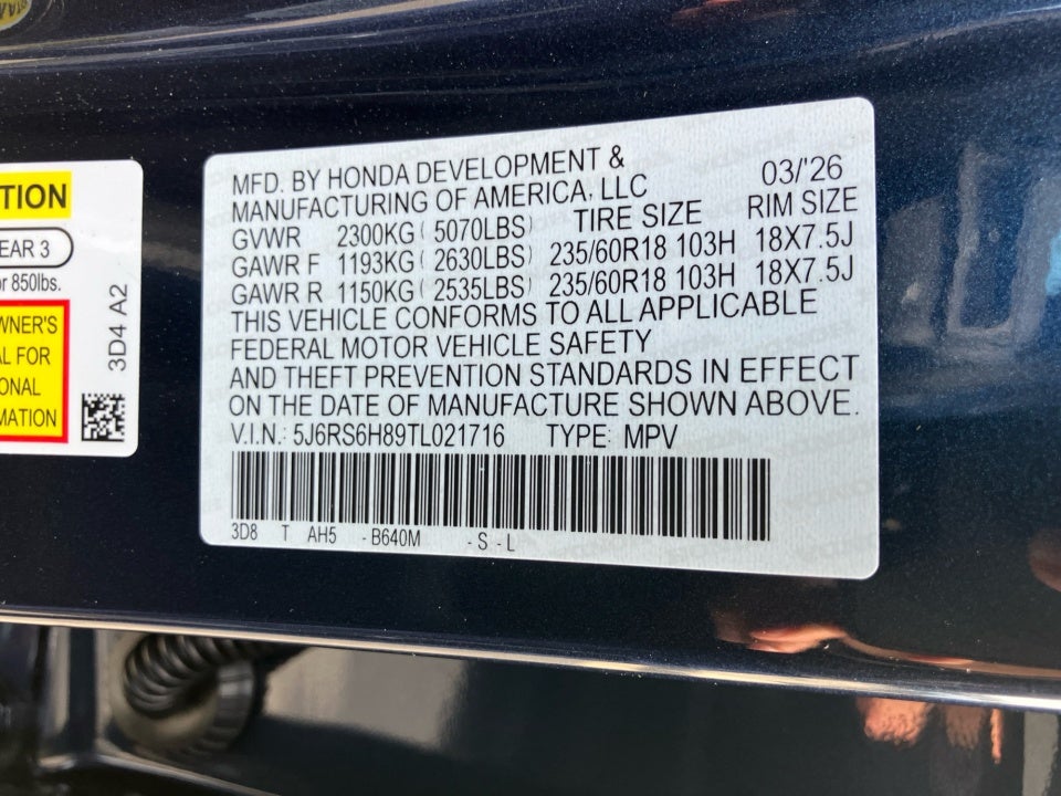 2026 Honda CR-V Hybrid AWD Sport-L