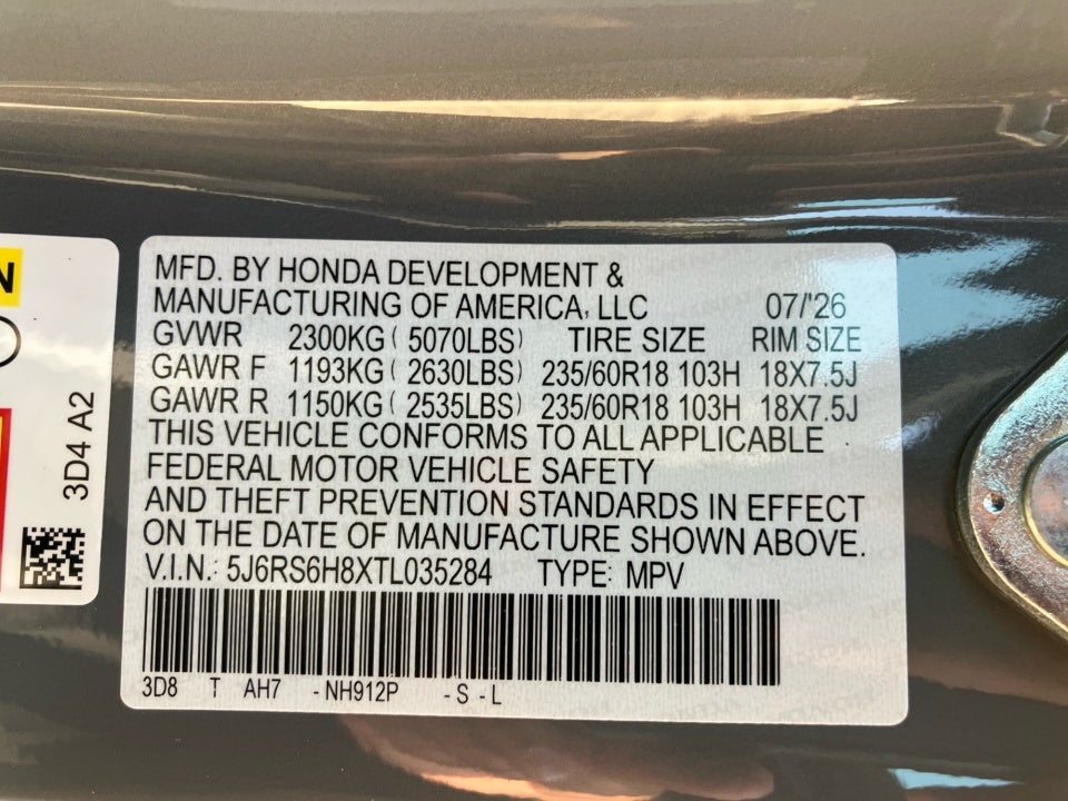 2026 Honda CR-V Hybrid Sport-L