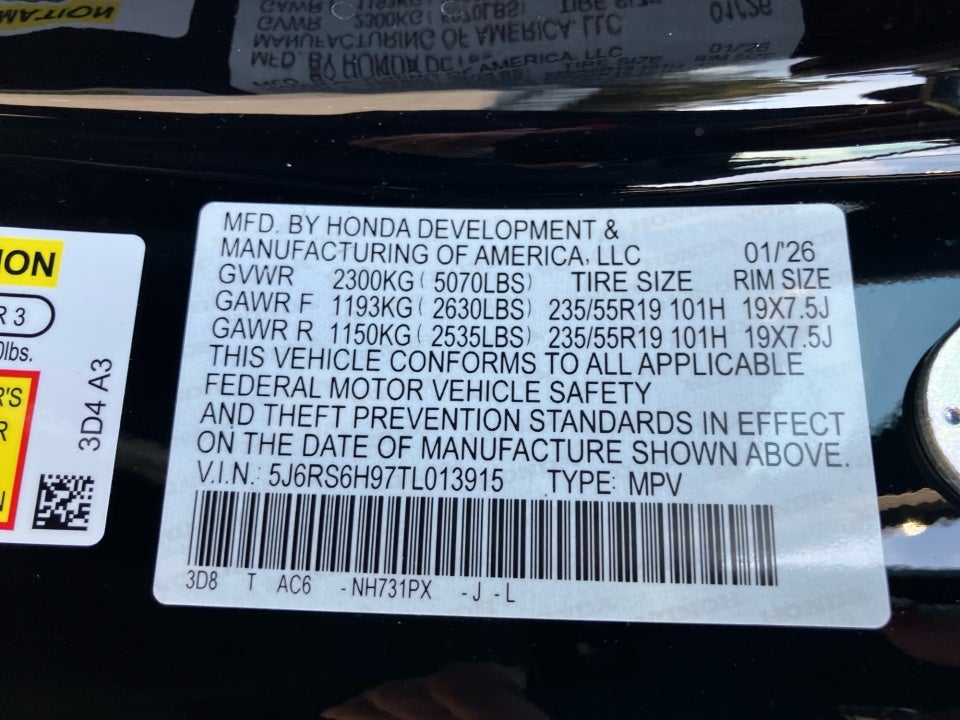 2026 Honda CR-V Hybrid AWD Sport Touring