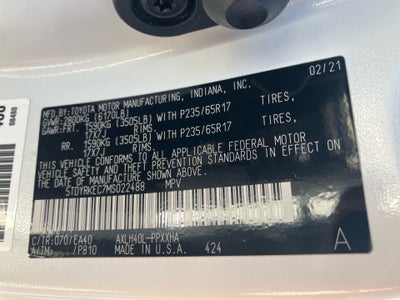 2021 Toyota Sienna XLE