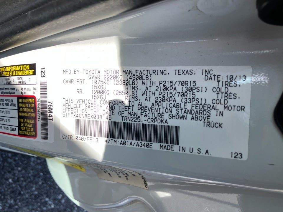 2014 Toyota Tacoma Base