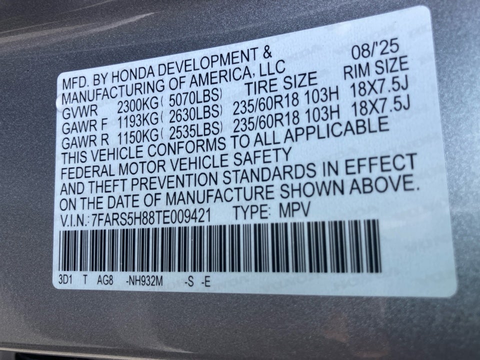 2026 Honda CR-V Hybrid 2WD Sport-L