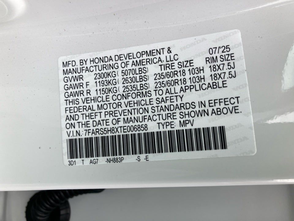 2026 Honda CR-V Hybrid 2WD Sport-L