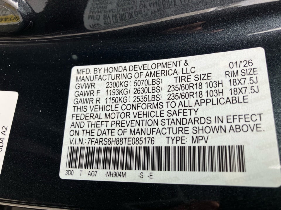 2026 Honda CR-V Hybrid AWD Sport-L