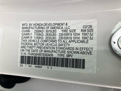 2026 Honda CR-V Hybrid AWD Sport Touring