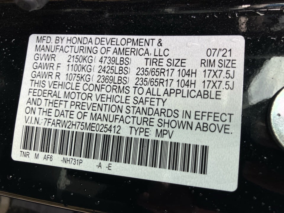 2021 Honda CR-V AWD Special Edition