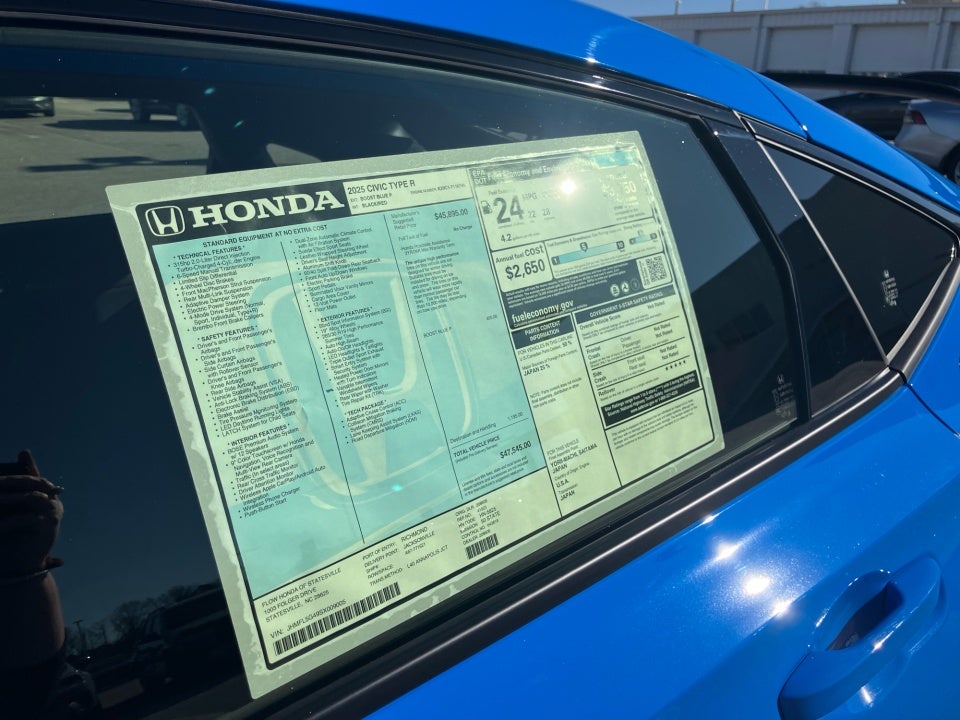 2025 Honda Civic Type R Manual