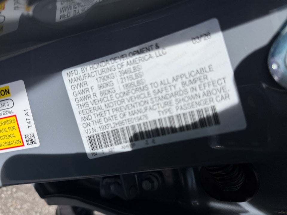 2026 Honda Civic Hatchback Sport