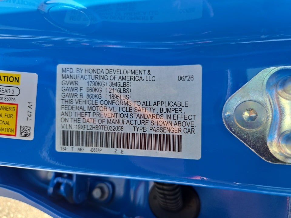 2026 Honda Civic Hatchback Sport