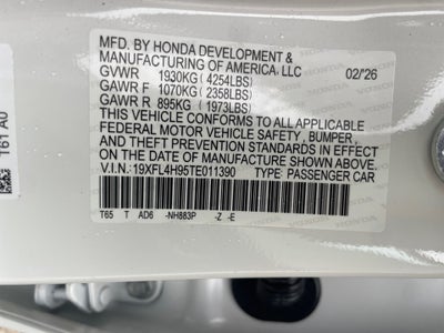 2026 Honda Civic Hybrid Sport Touring