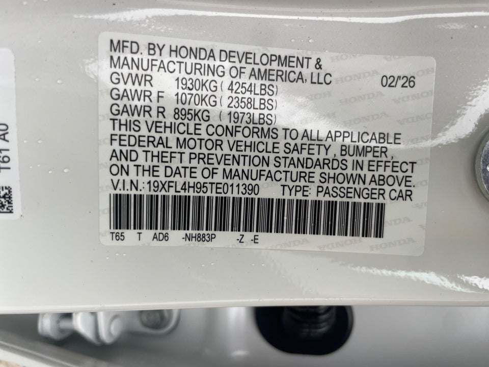 2026 Honda Civic Hybrid Sport Touring