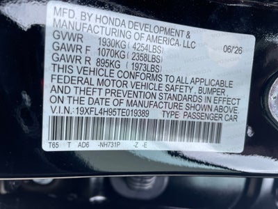 2026 Honda Civic Hybrid Sport Touring