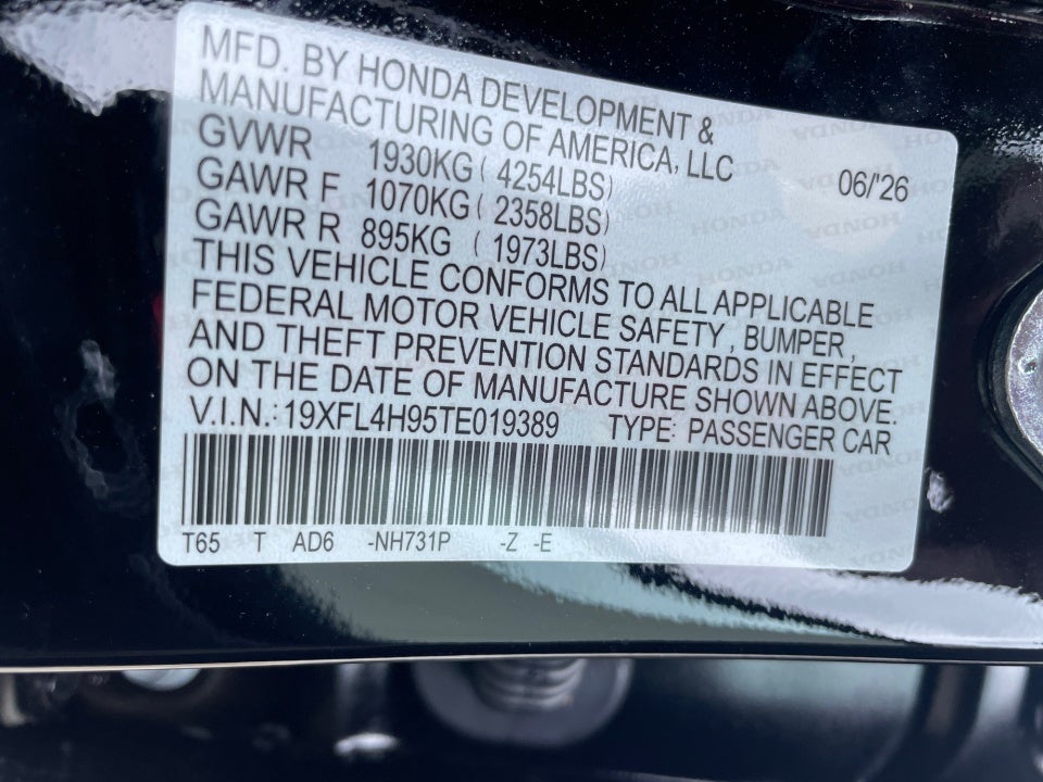 2026 Honda Civic Hybrid Sport Touring