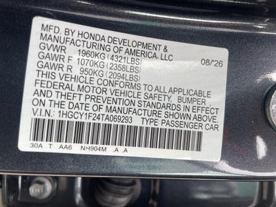 2026 Honda Accord Sedan LX