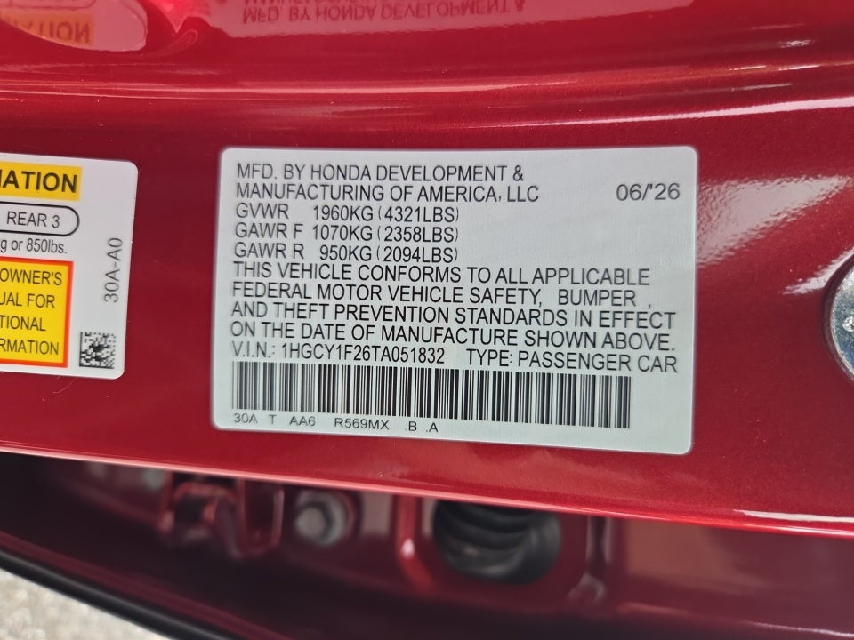 2026 Honda Accord Sedan LX