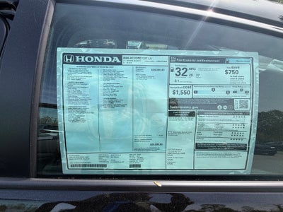 2026 Honda Accord Sedan LX