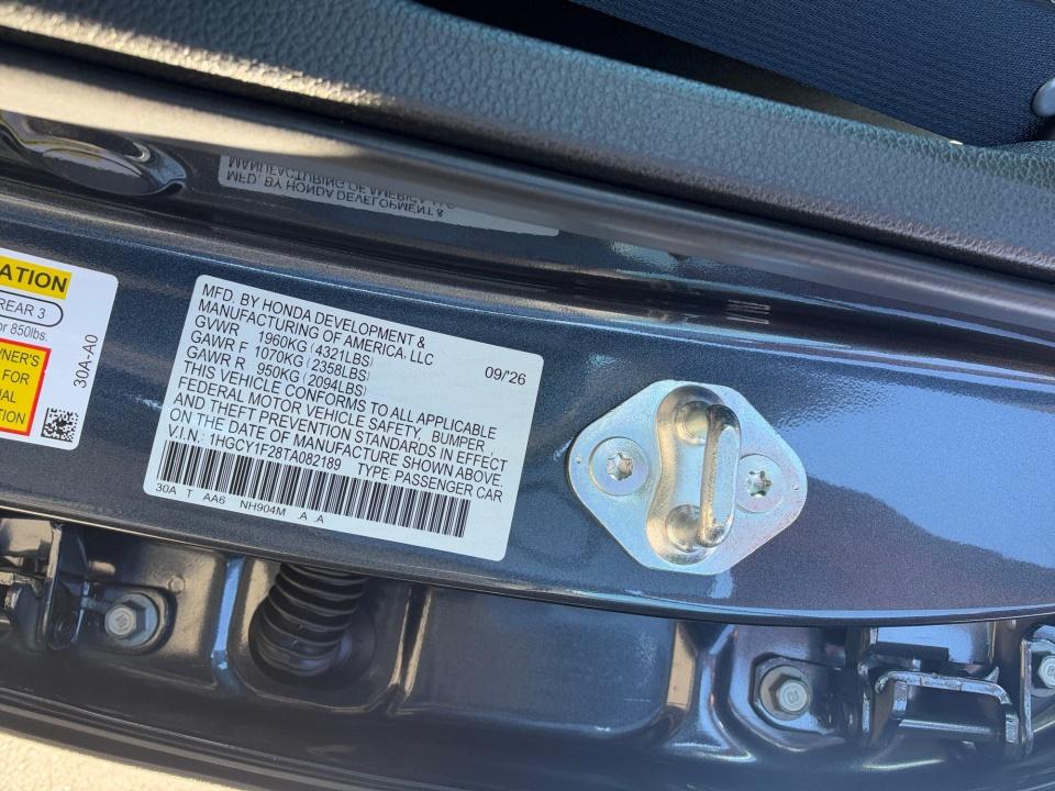 2026 Honda Accord Sedan LX