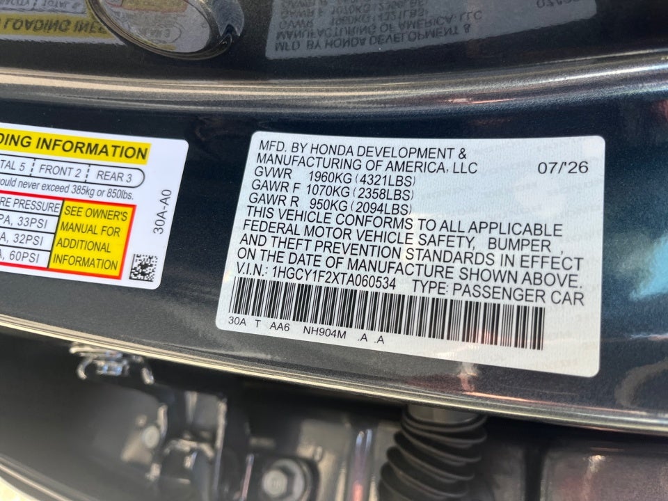 2026 Honda Accord Sedan LX