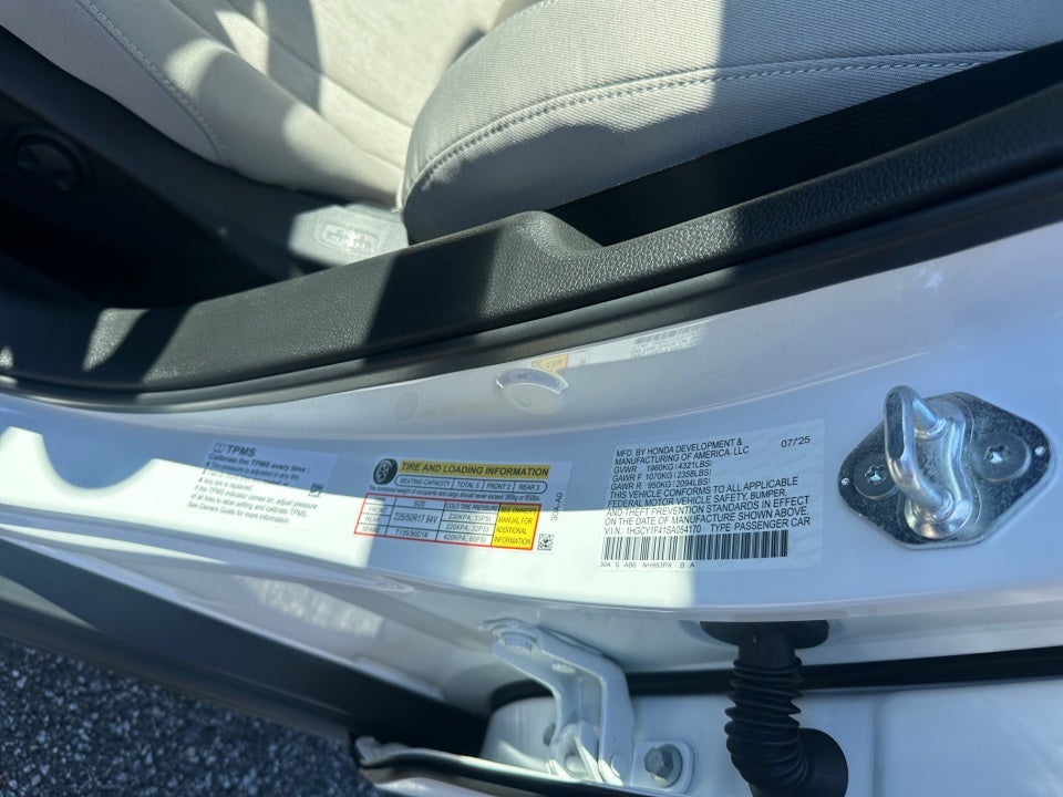 2025 Honda Accord Sedan SE